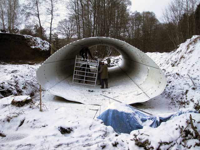 Foto Blažnov – rekonstrukce mostu r. 2004