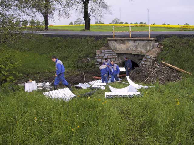 Foto Rekonstrukce propustku Kladno r. 2005