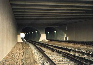 Foto Železniční tunel Frankfurt n/M