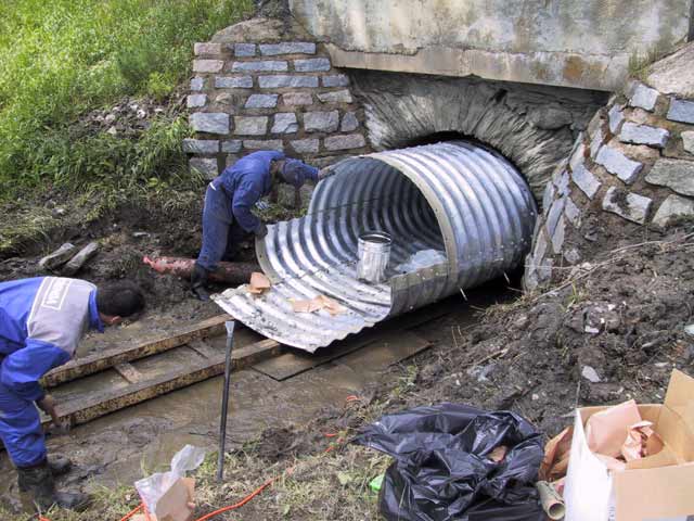 Foto Rekonstrukce propustku Kladno r. 2005